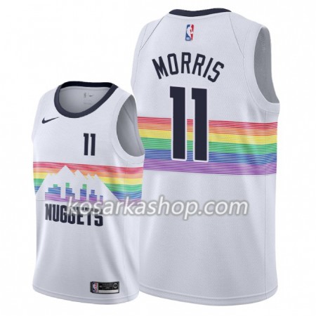 Dres Denver Nuggets Monte Morris 11 Nike 2018-19 City Edition Bijela Swingman